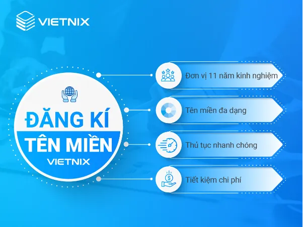 Đăng ký tên miền tại Vietnix