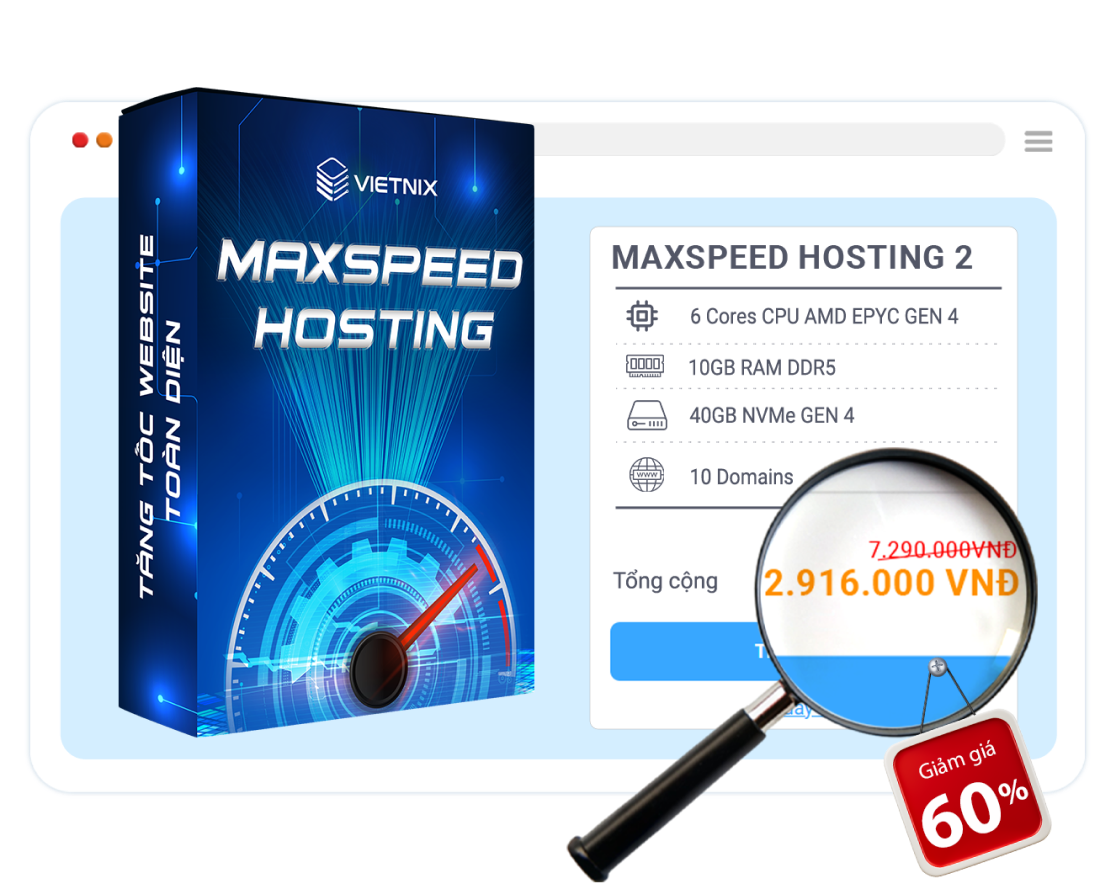 giá cạnh tranh nhất thị trường hosting vps